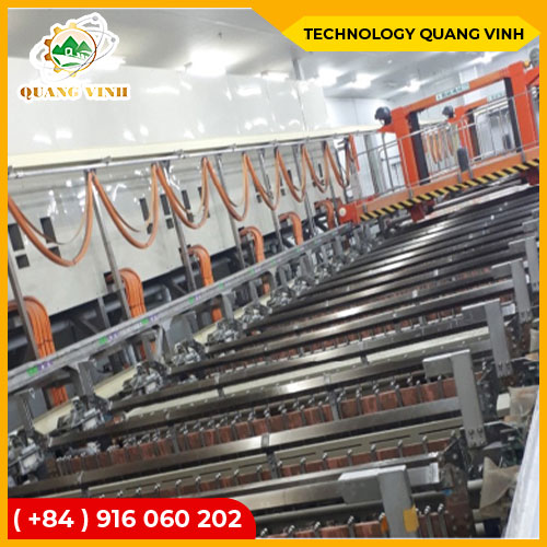 Automatic hanging plating line